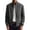 *Gray, variant on Men's Faux Suede Stand Collar Bomber Jacket With Pockets,Full Zip Casual Lightweight Coat For Men,Black,S-5XL
