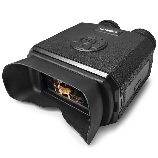 Binoculares de visión nocturna con zoom digital LIXADA 8X Alcance de visión nocturna por infrarrojos con cámara Modos de menú de reproducción de vídeo Tarjeta TF incluida Lixada Dispositivo de visión nocturna