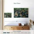thumbnail image 4 of Elephant Stock Dance At Le Moulin De La Galette Wall Art - Horizontal Canvas Wall Art - Lobby Wall Decor - People Canvas - Teal And Green Decor By Pierre Auguste Renoir - 24" x 16", 4 of 8