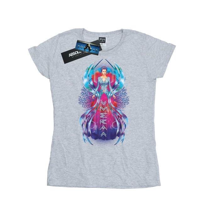 DC Comics T-Shirt Femme en Coton avec Aquaman Mera