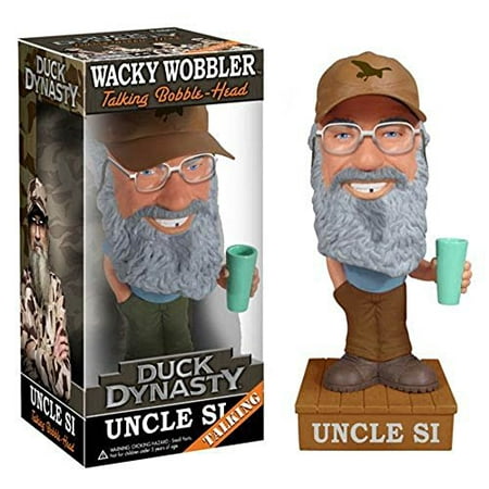Wacky Wobbler Talking Bobble Head Duck Dynasty Uncle Si