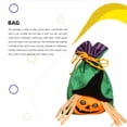 thumbnail image 3 of Wosthever Bolsas de embalaje Contenedor de almacenamiento de galletas para niños Regalo decorativo Bolsa con cordón Niños Boda Suministros de Kits de decoración para fiestas Calabaza, 3 of 6