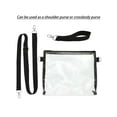 thumbnail image 4 of Luxtrada Clear Crossbody Bag Stadium Approved Clear Purse Bag Women and Men for Concerts Sports Events , Gray, 4 of 11