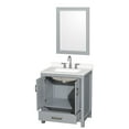 thumbnail image 3 of Wyndham Collection Wcs141430s-Qtz-Us3m24 Sheffield 30" Free Standing Single Basin Vanity, 3 of 7