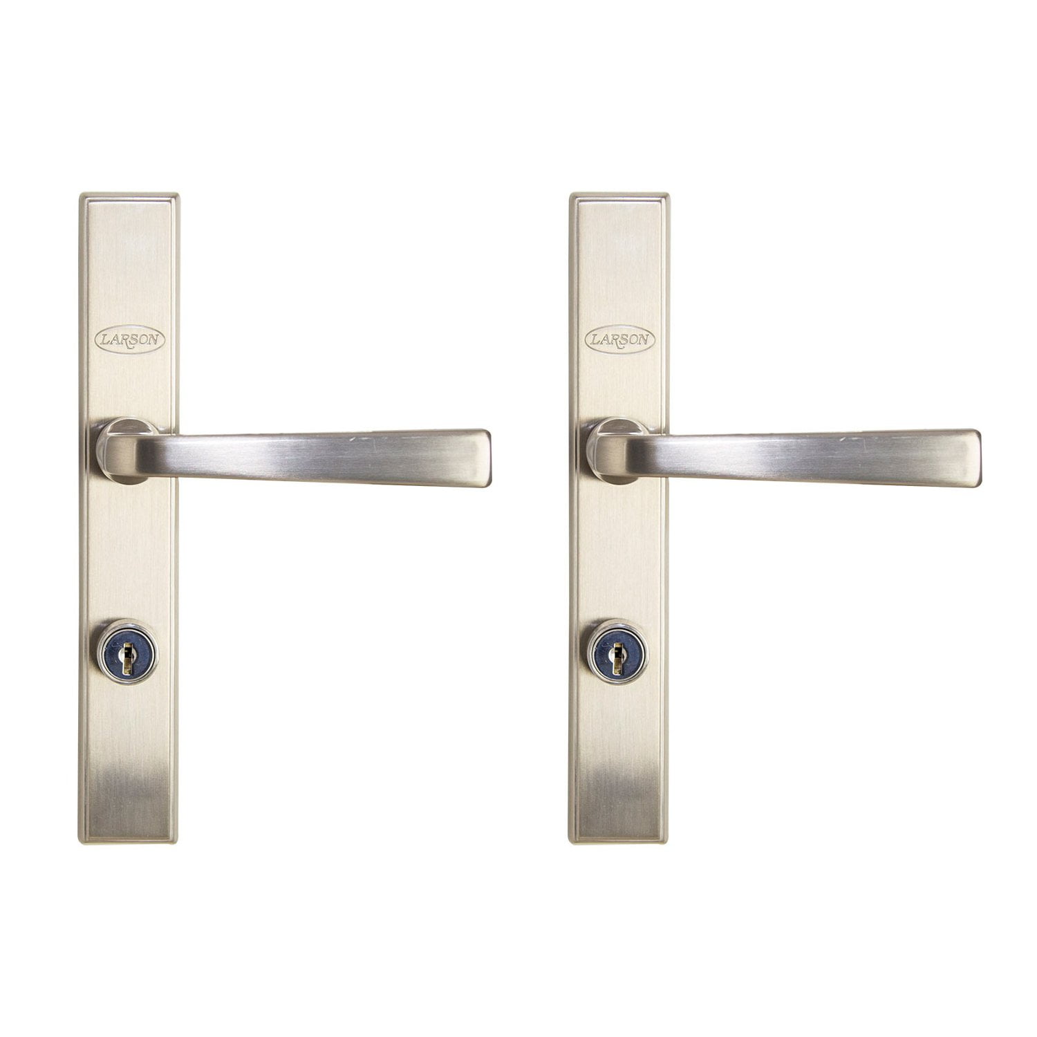 Larson Quickfit Easy Install Nickel Matching Handleset For Storm