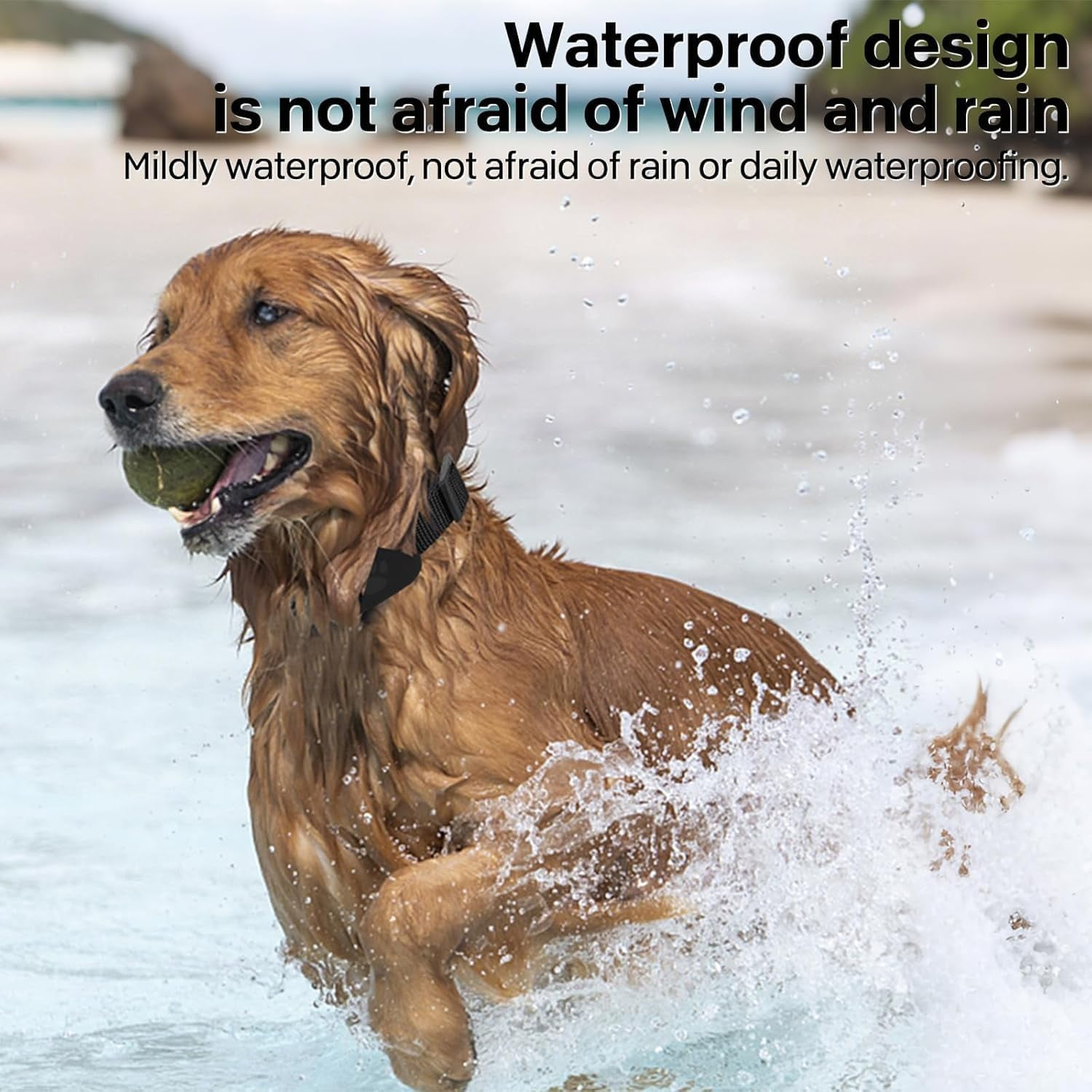 IP67 Waterproof Pet Positioning Collar, Adjustable Nylon Strap, Long Endurance Battery Powered GPS Locator for Dogs and Cats