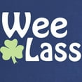 thumbnail image 2 of CafePress - Wee Lass Shamrock Maternity Dark T Shirt - Maternity Dark T-Shirt, 2 of 3