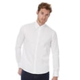 thumbnail image 2 of Russell Collection Mens Long Sleeve Poly-Cotton Easy Care Tailored Poplin Shirt, 2 of 2
