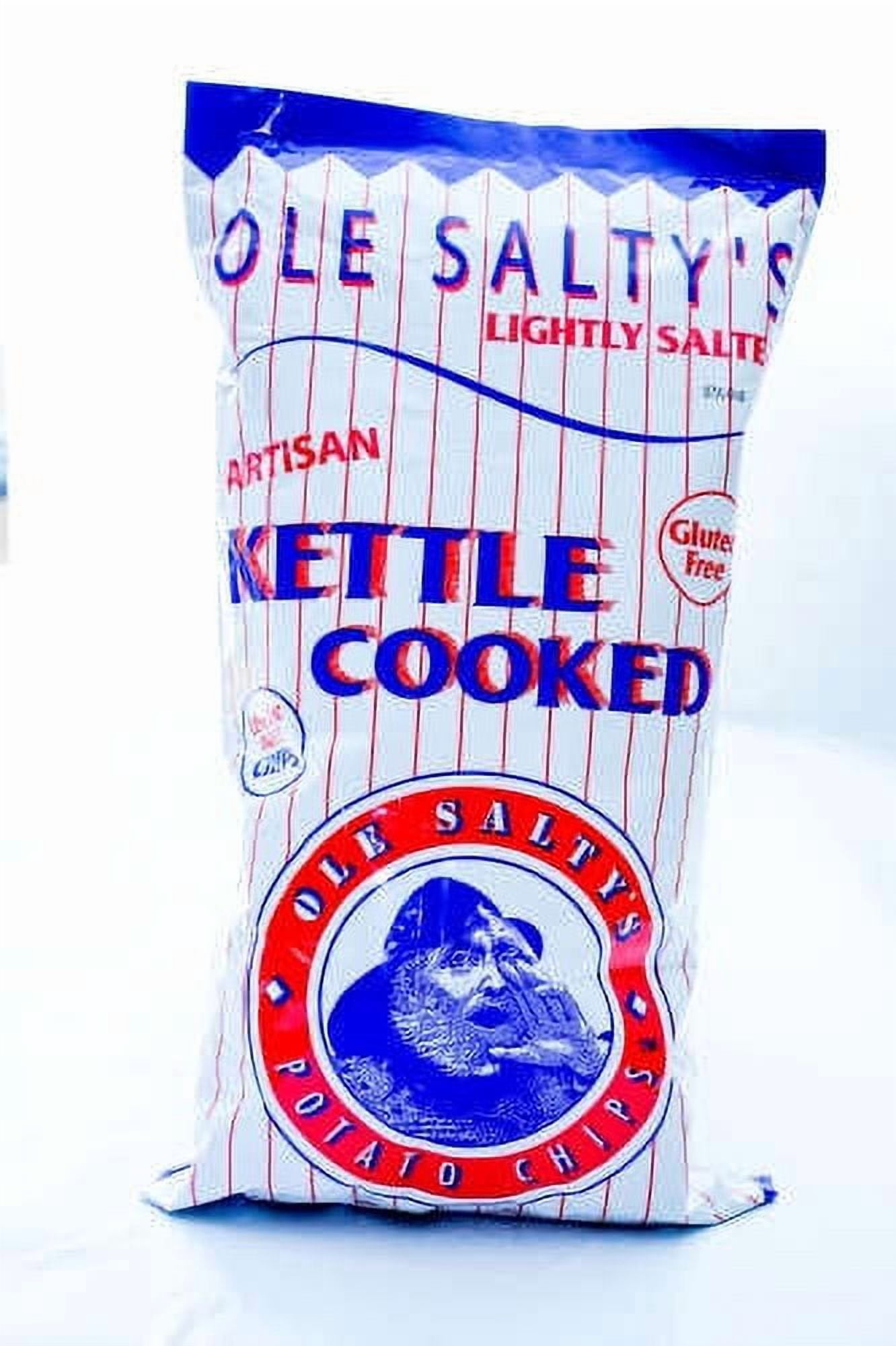 (3 pack) Ole Salty's Kettle Cooked Lightly Salted Potato Chips