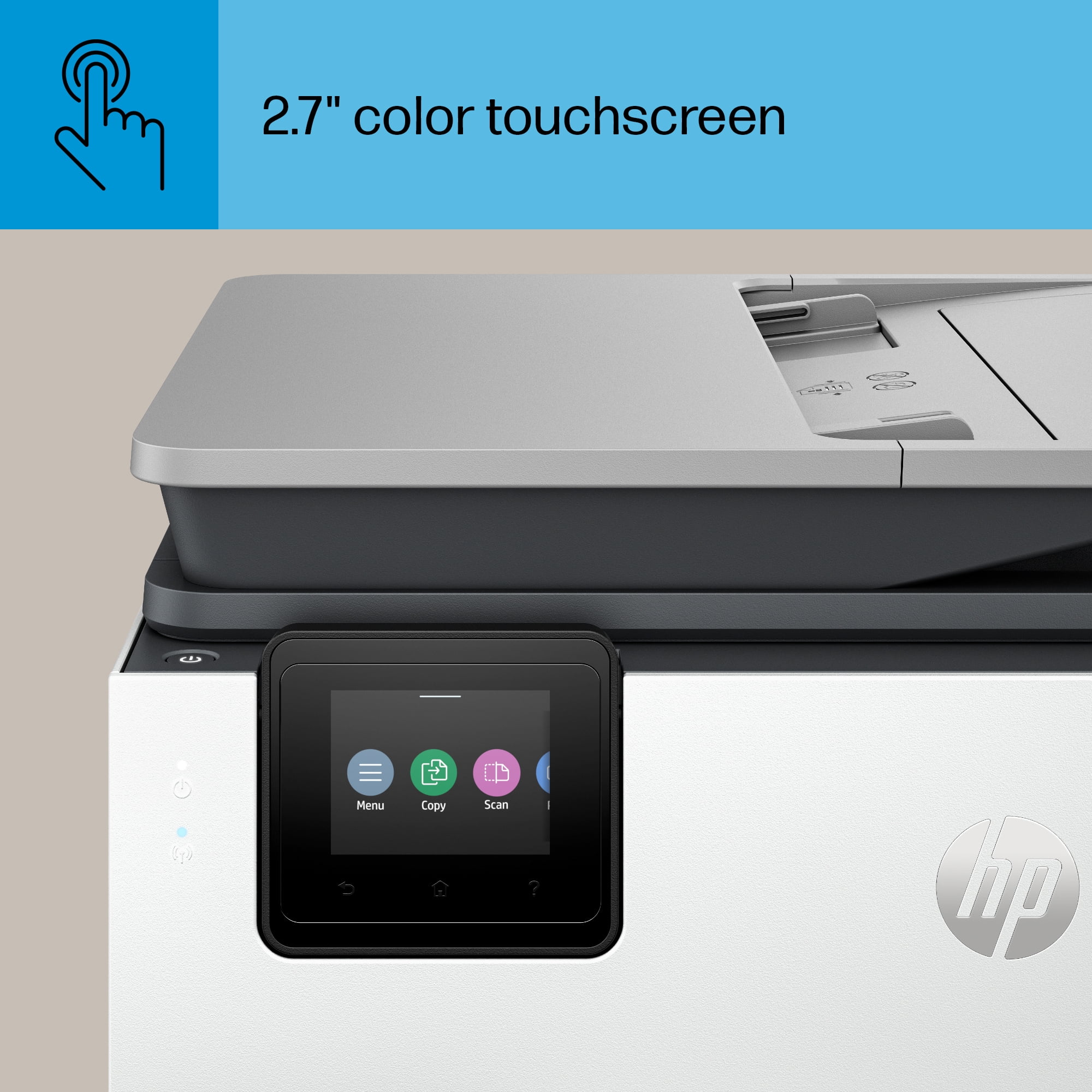 HP OfficeJet 8122e Wireless All-in-One Color Inkjet Printer, Scanner, Copier, ADF, 3 months Instant Ink