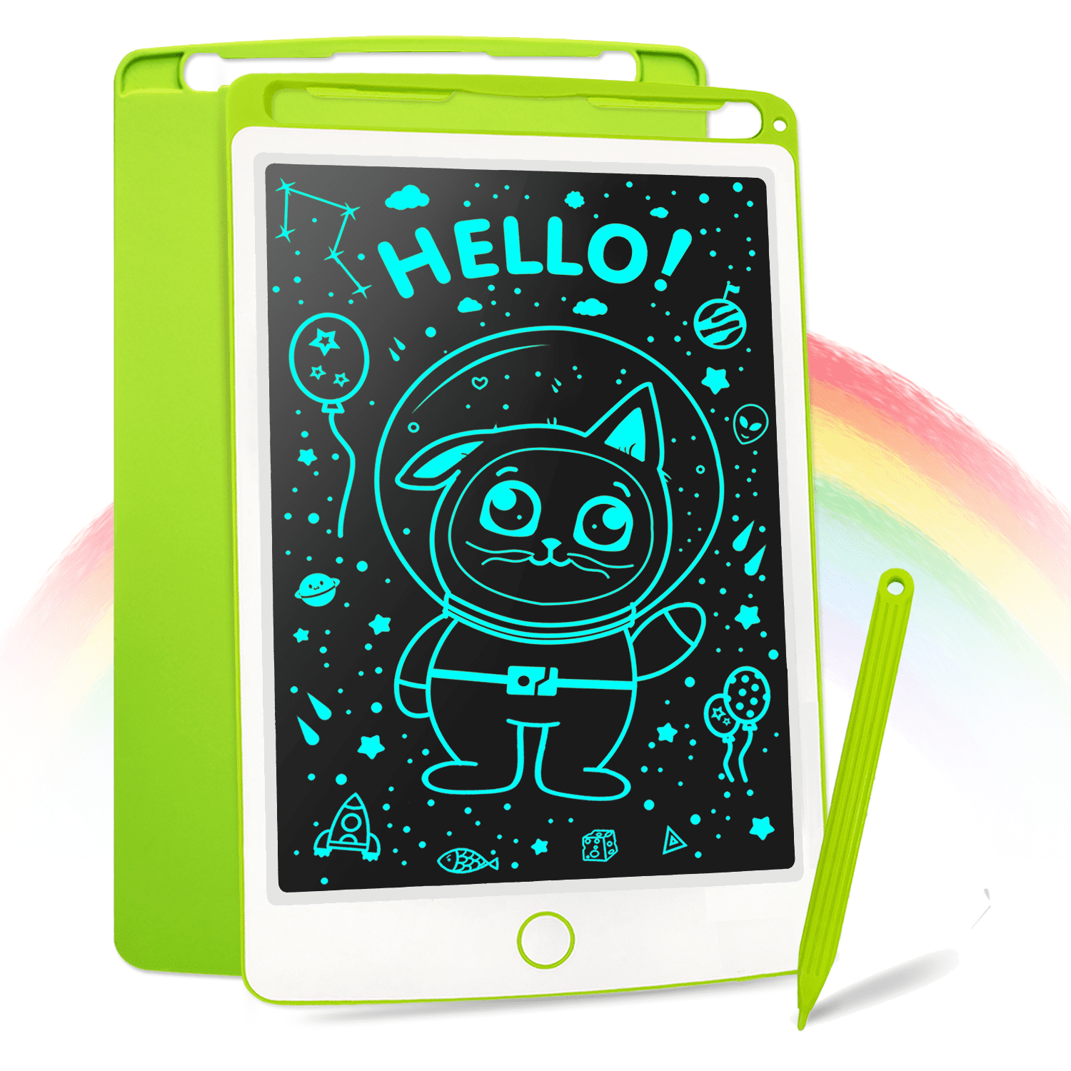 Richgv 8.5 Inch Electronic Writing Tablet, LCD Writing Tablet, 8.5' Drawing Tablet, Doodle Pad, Educational Learning Toys, Birthday Gifts, Christmas Gifts For Boys Girls Kids, Green