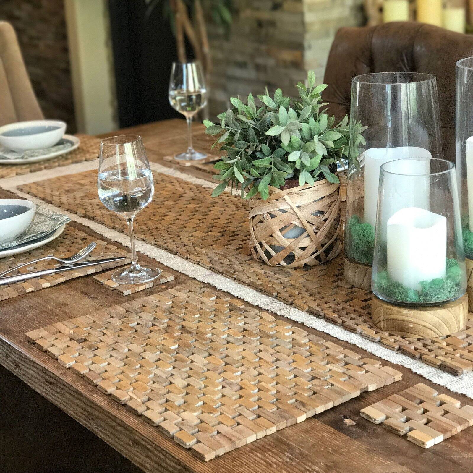 Hip-o Modern Living IPM001 Handmade Dining Placemat - Set of 2