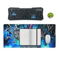 thumbnail image 4 of Yu-Gi-Oh Card Mouse Pad No-sliped Large Mousepad Extended Gaming Desk Mat Stitched Edge Keyboard Mat, 4 of 7