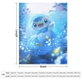 thumbnail image 2 of Piplup Blanket Super Soft Cozy Warm Plush Throw Blanket for Boys Girls Kids, Lightweight Fuzzy Flannel Blankets for Couch Sofa Bed Travel Camping Gifts 50"x60", 2 of 8