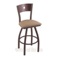 thumbnail image 3 of Holland Voltaire XL 25" Counter Stool - Bronze/Natural/Black Vinyl, 3 of 7