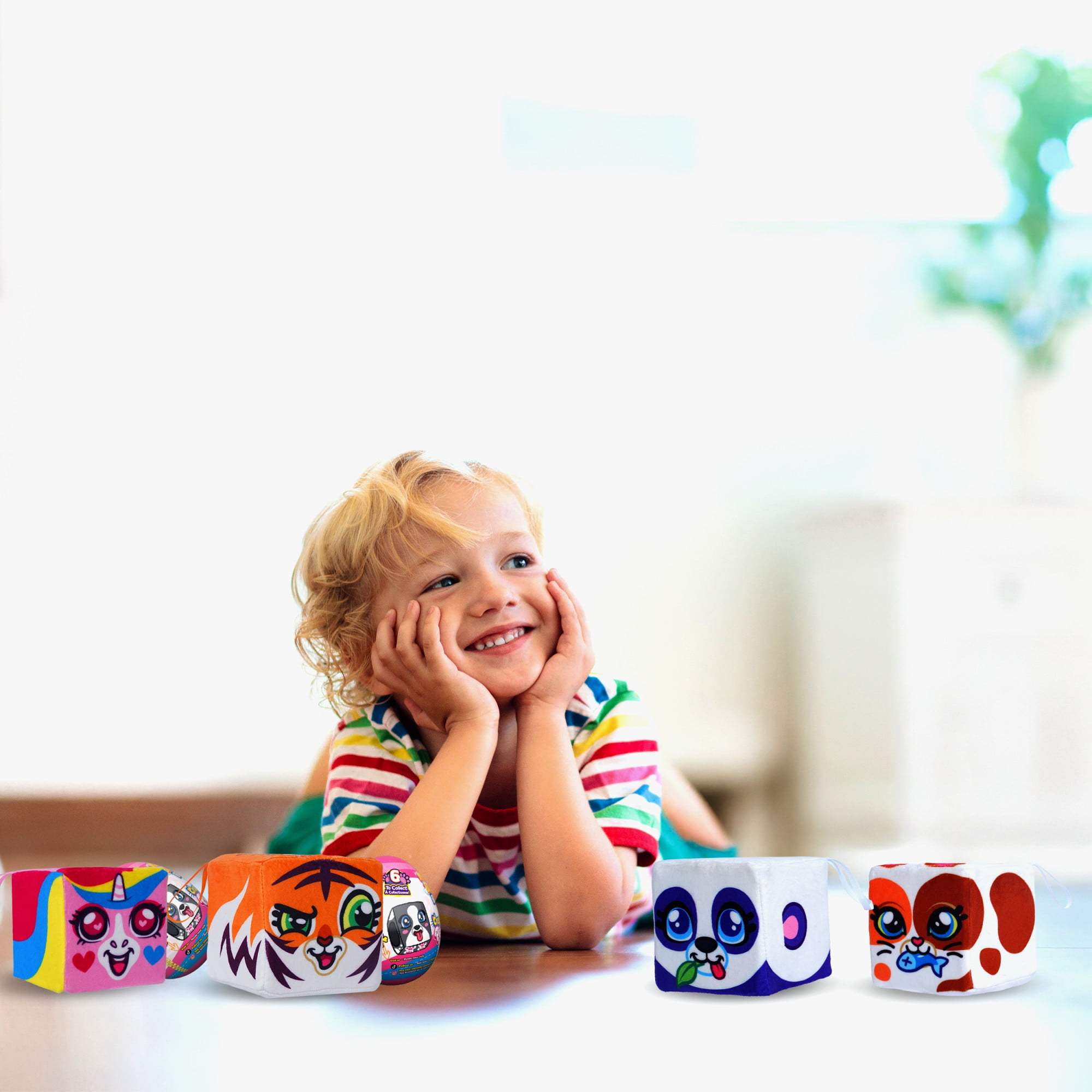 Miraball Bibi Emoji, Surprise Egg Capsules with Memory Foam Expandable Plush Toys – 3.7" (9.5cm) Soft Collectibles with Surprises Each – Fun Gift for Kids, Parties & Holidays (Pack of 3)