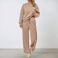 thumbnail image 2 of Women'S 2 Piece Sets - Long Sleeve Sweatshirt With Jogger Pants Set Matching Sweat Sets for Women Lounge Sets for Women, 2 of 5