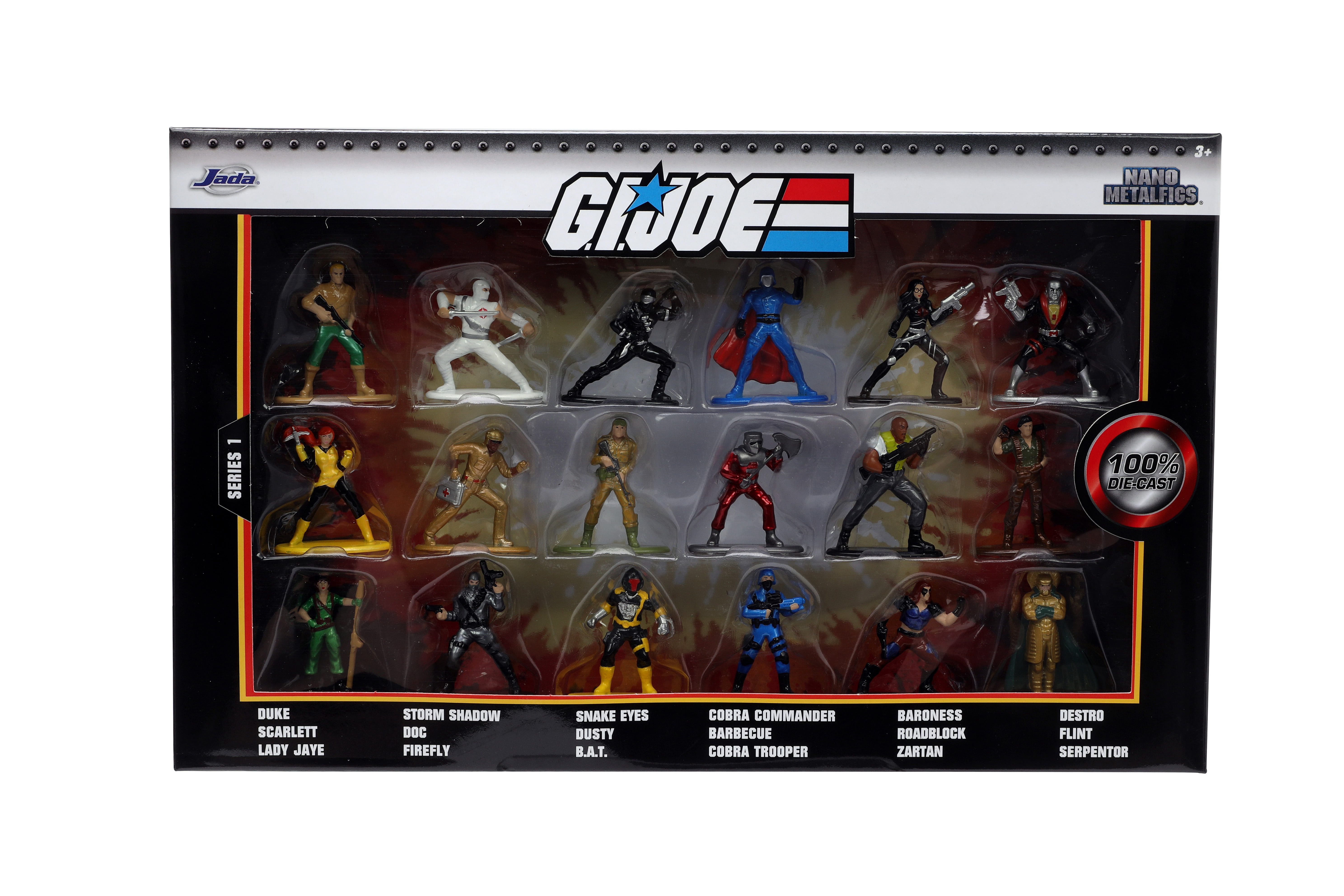 Jada Toys Nano Metalfigs G.I. Joe 1.65 inch Diecast Metal Figures