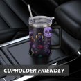 thumbnail image 7 of 40 Oz Halloween Spooky Tumbler with Handle and Straw, Double Wall Vacuum Reusable Stainless Steel Water Bottle Leak Proof Insulated Travel Mug Scary Iced Coffee Cup, for Iced or Cold Beverages, 7 of 7