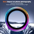 thumbnail image 4 of 2 Pcs Camera Lens Protector For Samsung S24 S23 Ultra Plus A55 A35 A15 9H Tempered Glass Screen Protector Cover Film Metal Ring Colorful Samsung A15, 4 of 6