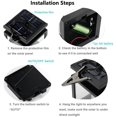 thumbnail image 2 of Leuchten xjled Umbrella Outdoor LED Solar Lantern Wireless LED Solar Light Lámpara solar fürgarten Decoración de jardín, valla, jardín, garaje, escaleras, etc. JFHHH pequeña, 2 of 4