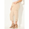 thumbnail image 3 of Catherines Women's Plus Size Petite Ari Performance Convertible Cargo Pant, 3 of 4