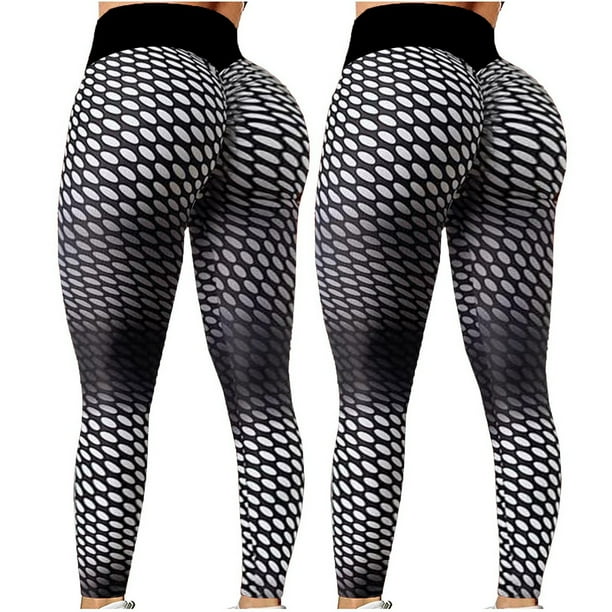 Podplug Leggings for Women, Lift Hip Hip Polka Dot Yoga Pants Absorbent
