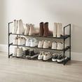 thumbnail image 2 of axGear Shoe Rack Organizer Adjustable Expandable Storage Shelf Free Standing, 2 of 8