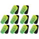 thumbnail image 1 of 1 Par Miniespinilleras Espinilleras Pequeñas Protector Piernas Fútbol (S) Verde, 1 of 5