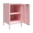 thumbnail image 4 of Novogratz Cache Metal Locker End Table, Bashful Pink, 4 of 9