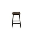thumbnail image 3 of Hillsdale Furniture Trevino Metal Backless Counter Height Stool, Set of 2, Distressed Walnut, 3 of 5
