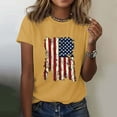 thumbnail image 6 of Tittly American Flag Tank Top Women V Neck Tank Tops For Women Patriotic Shirts Memorial Day Tank Top Women Women 4th Of July Shirts Yellow XL, 6 of 8