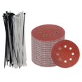 thumbnail image 1 of 160 Uds. Accesorios: 60 discos de lijado de 5 pulgadas, papel de lija surtido 60 80 120 180 240 320 granos 1, 1 of 4