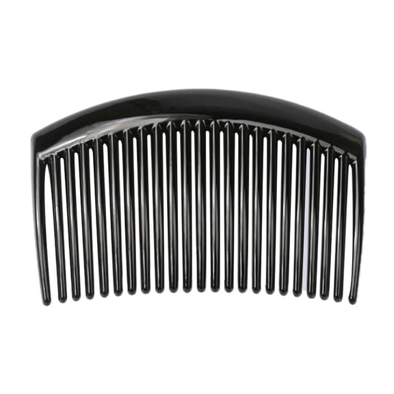Womens French Hair Comb, 23 Teeth Twist Comb Black Side Hair Clip for Bridal Bridesmaid Hairstyle Wedding Accessories