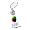 thumbnail image 1 of White Desk Lamp with Fan, Temperature for Study Room Office Reading Eye Protections Lighting, 13X7X5In, 1Pcs, 1 of 9