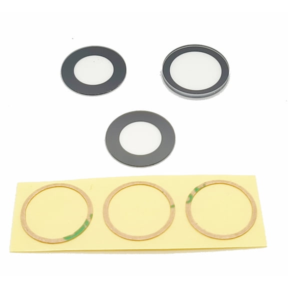 Rear Camera Glass Compatible With iPhone 15 Pro Max Back Lens Replacement Part (3pc Set)