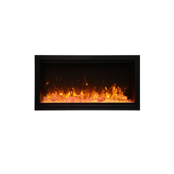 Smart 34" Extra Tall Clean face Electric Built-in with black steel surround