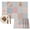 Sage, Dusty Rose, Beige, Sand, variant on Vintage Patchwork Placemats Set of 2, Rustic Floral Farmhouse Plaid Wooden Plank Washable Wipeable Table Mats for Dining Tables, Indoor Outdoor Kitchen Place Mats for Holiday Party Table Decor