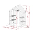 thumbnail image 3 of ShelterLogic Miracle-Gro® Clear Mini Greenhouse, 3 of 12