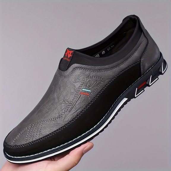 Men'S Street Fashion Versatile Casual Shoes, Comfortable Thin-Soled Non-Slip Loafers