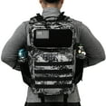 thumbnail image 4 of QT&QY 45L Outdoor Hiking Backpack for Men Molle Daypack 3 Day Gym Travel Rucksack with Bottle Holder, 4 of 7