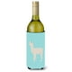 thumbnail image 1 of "Treasures Alpaca Blue Check Decorativo Botella Abrazadera, 750 ml, Multicolor" Caroline's Treasures BB8093LITERK, 1 of 1