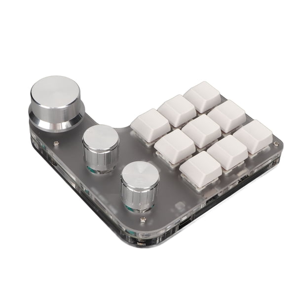 Mini teclado mecánico, mini teclado personalizado 9 teclado macro personalizado teclado programable elegante y moderno
