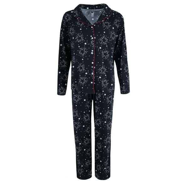 PJ Couture  Star Print Pajama Set (Women's Plus Size)