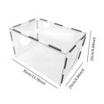 thumbnail image 3 of Caja de polvo de pulido cerrada, caja de pulidora de jaula a prueba de polvo, cerrada transparente 35 cm x 25 cm x 25 cm, 3 of 9