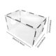 thumbnail image 3 of Caja de polvo de pulido cerrada, cubierta a prueba de polvo, cubierta de mesa cerrada, cubierta transparente, jaula a prueba de polvo para pulir, puli 35 cm x 25 cm x 25 cm, 3 of 8