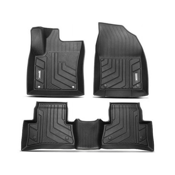 Floor Mat Set 3 - Compatible with 2018 - 2022 Toyota C-HR Sport Utility 4-Door 2019 2020 2021
