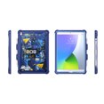 thumbnail image 4 of Mumba Ops Case for New iPad 9th/8th/7th Generation 2021/2020/2019, [Built-in Screen Protector] with [Kickstand] & [Pencil Holder], Full-Body and Drop-Proof Cover, Cyberpunk Style (CamoBlue), 4 of 6
