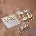 thumbnail image 3 of Acrylic Earring display stand earing organizer for jewelry sheet pad jewelery Props jewellery case holders stands customized Style 2, 3 of 6
