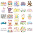 thumbnail image 4 of Easter Stickers Pack 50pcs Easter Bunny Rabbit Stickers Cute Easter Holiday Decor for Skateboard Water Bottles Scrapbook Junk Journal DIY Crafts, 4 of 6